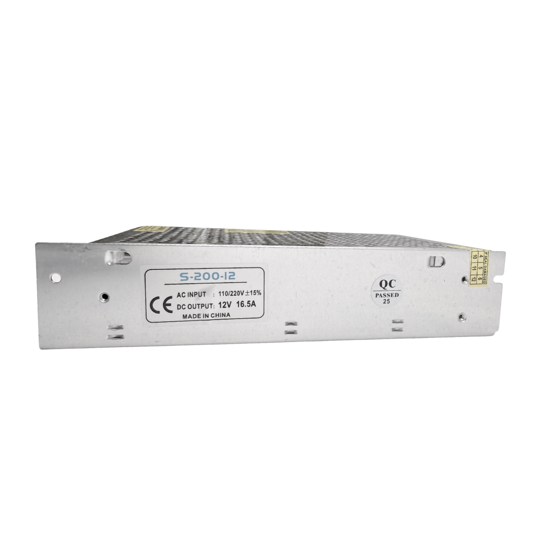 12V 200W LED Power Supply – 16.5A
