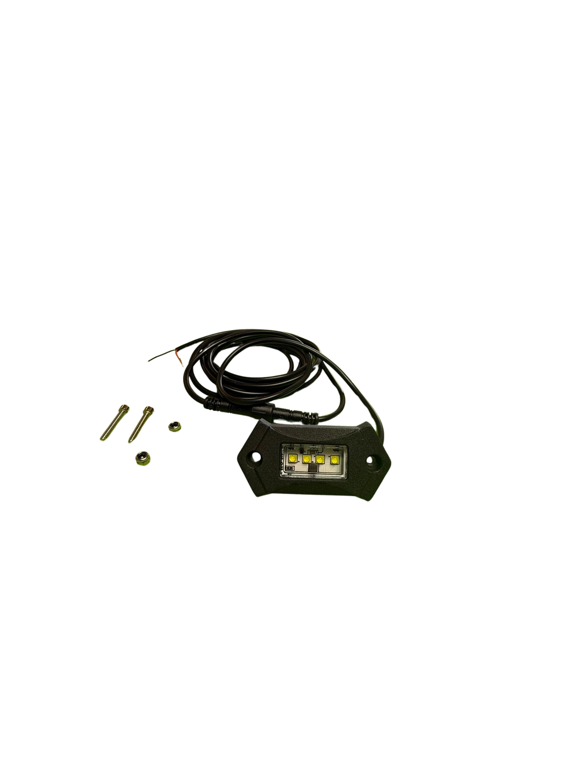 Single White LED Rock Light Pod